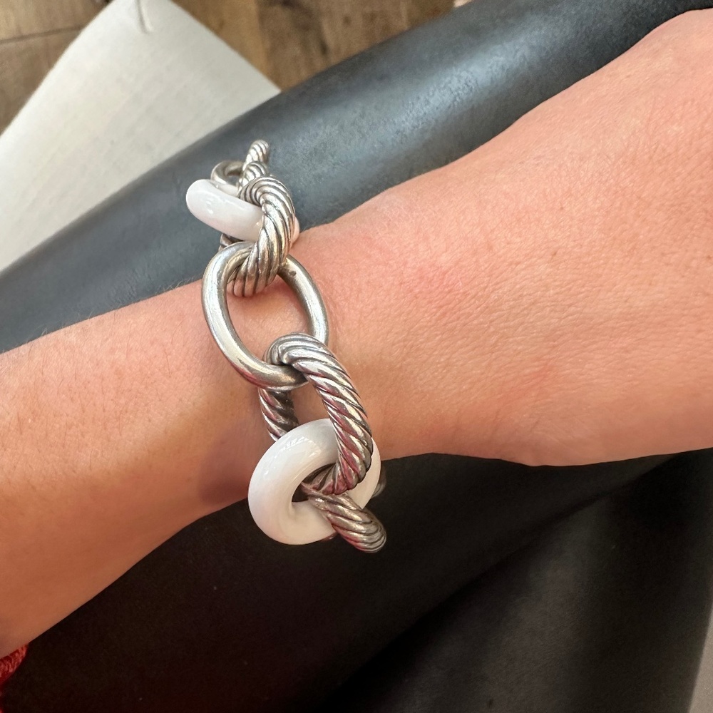Ceramic Extra Large Oval David Yurman Bracelet
